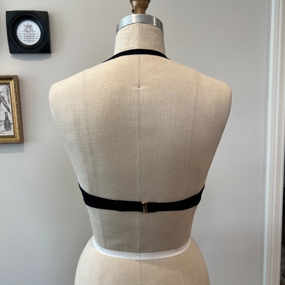 Victoria's Secret Black Bikini Top, Size 34C - Picture 2 of 6